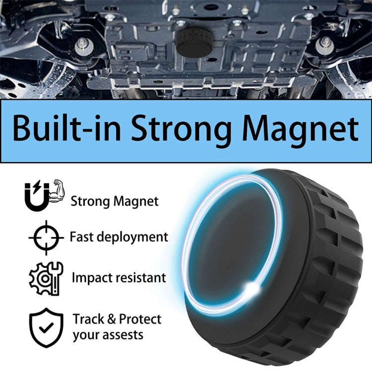 For AirTag 2nd Gen / AirTag 1st Gen PC High-Strength Magnetic Suction Waterproof Protective Cover