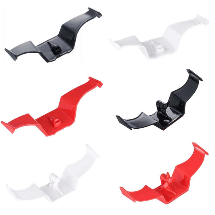 Car Mini Rear Wing Without Punching Decorative Stickers, Black Without Wind Blades, White Without...