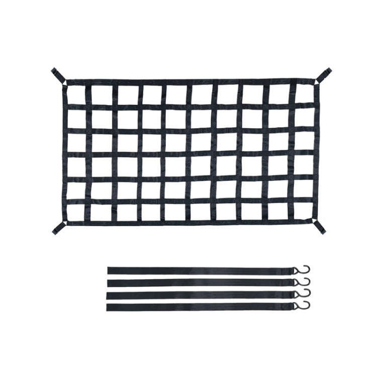 Truck Bed Cargo Net Pickup Bed Netting Strap, 127x106cm, 167x127cm, 208x127cm