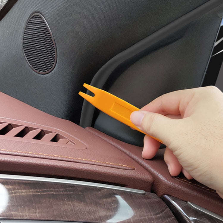 10pcs Driving Recorder Hidden Wire Car Audio Disassembly Assembly Tool, Orange, Black