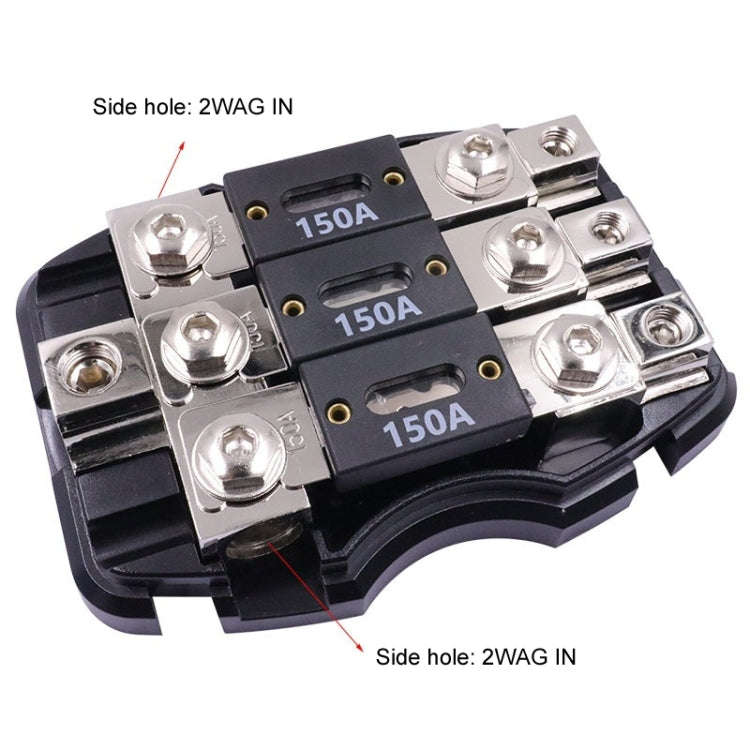 One To Three Car Audio Power Fuse Holder Fuse Junction Box, 3ANL3