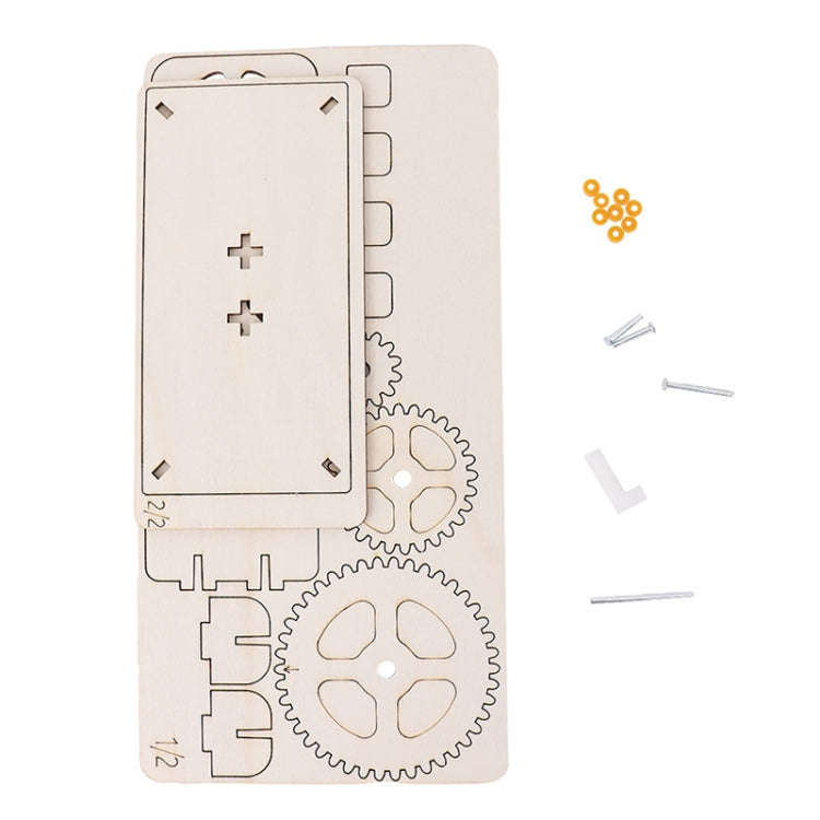 Gear Triple Action Physics Experiment Variable Speed Transmission Material Kit Kids Puzzle Toy, G...