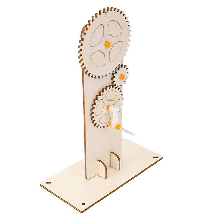 Gear Triple Action Physics Experiment Variable Speed Transmission Material Kit Kids Puzzle Toy, G...