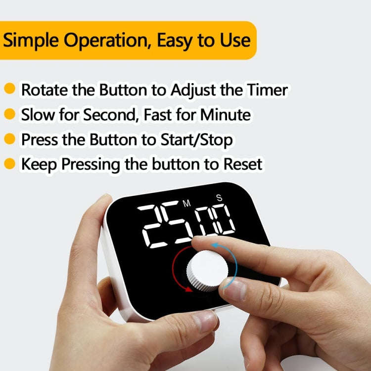 YS LED Rotating Timer IlSent Kitchen Time Manager