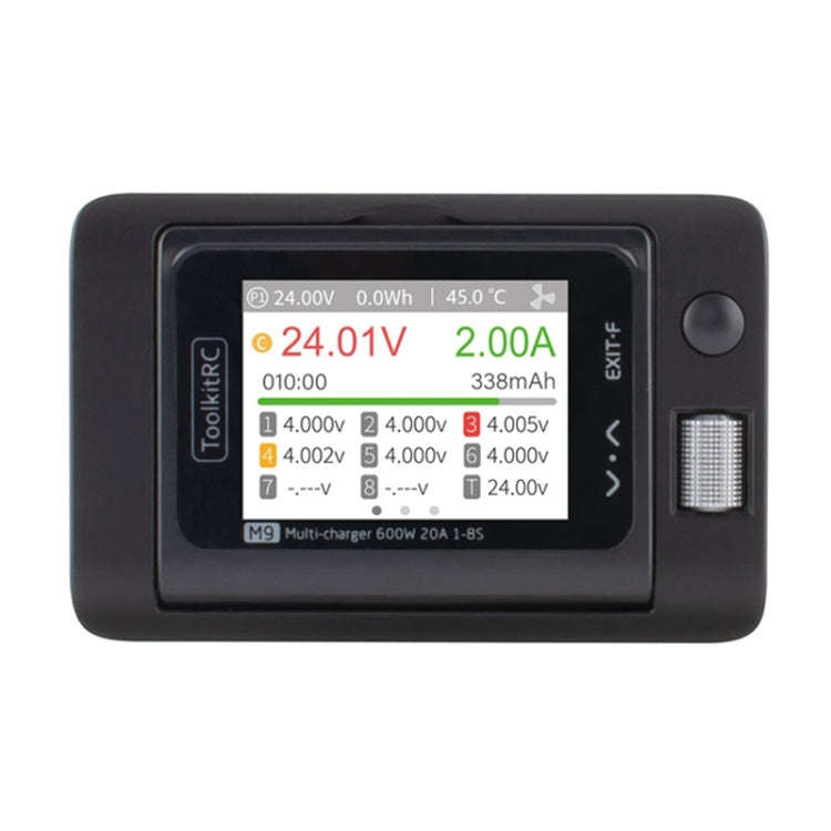 ToolkitRC M9 600W Airplane Li-Po Battery Balance Charger With Voice Function, M9