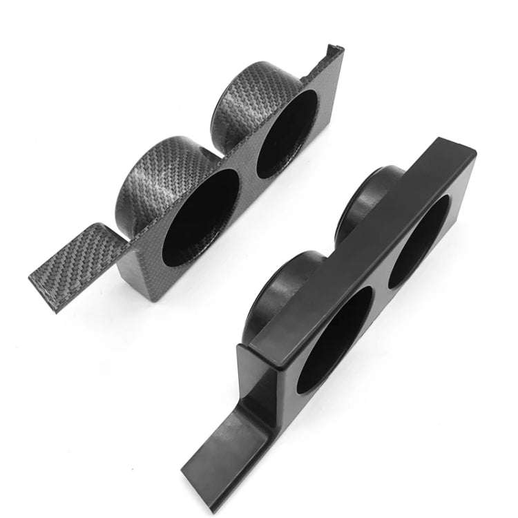 For BMW 5 Series E39/528i/530i/M5 Left-hand Drive Car Central Control Cup Holder, Black, Carbon G...