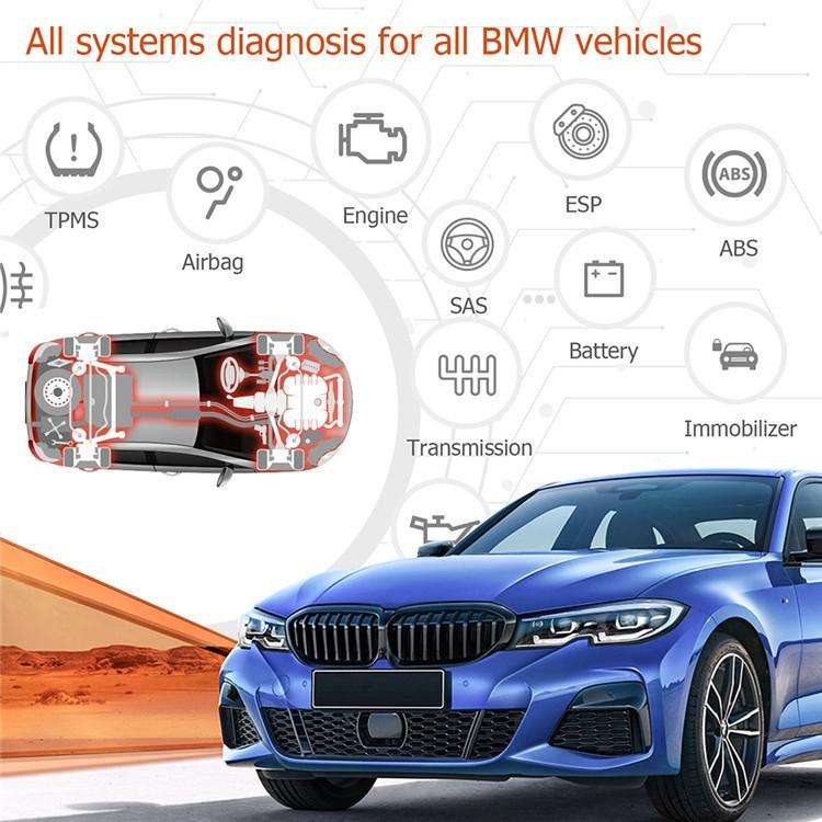 ANCEL BM700 Upgraded Version For BMW Full System Diagnostic OBDII Tester Maintenance And Resettin...