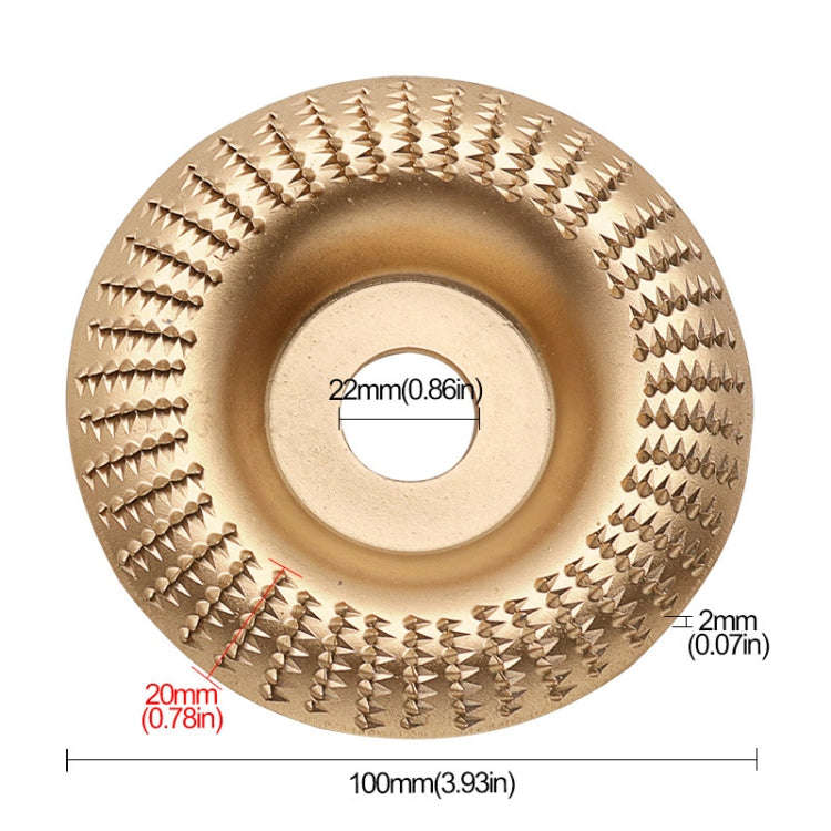 100mm Woodworking Sanding And Shaping Plate Angle Grinder Sanding And Polishing Prick Disc, Bevel...