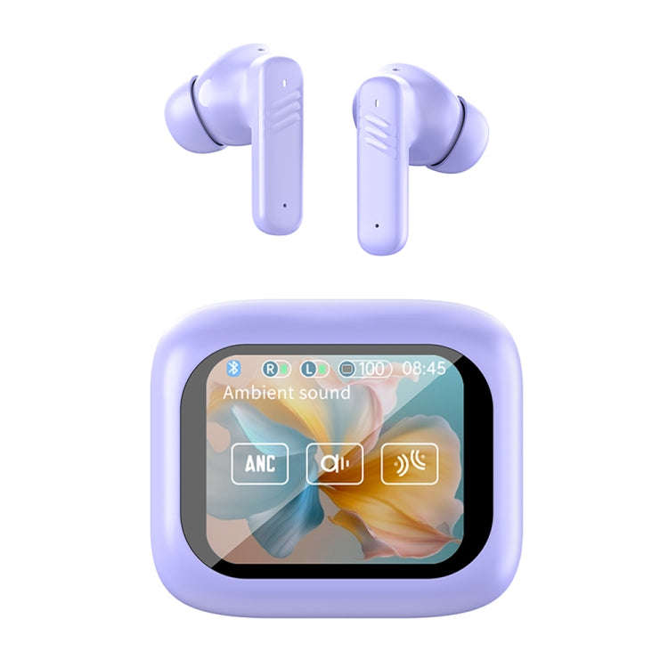 LX-10 Full-Color Touch Screen ANC+ENC Dual Noise Reduction In-Ear Wireless Bluetooth Earphone
