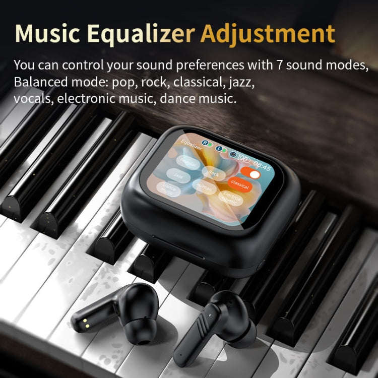 LX-10 Full-Color Touch Screen ANC+ENC Dual Noise Reduction In-Ear Wireless Bluetooth Earphone