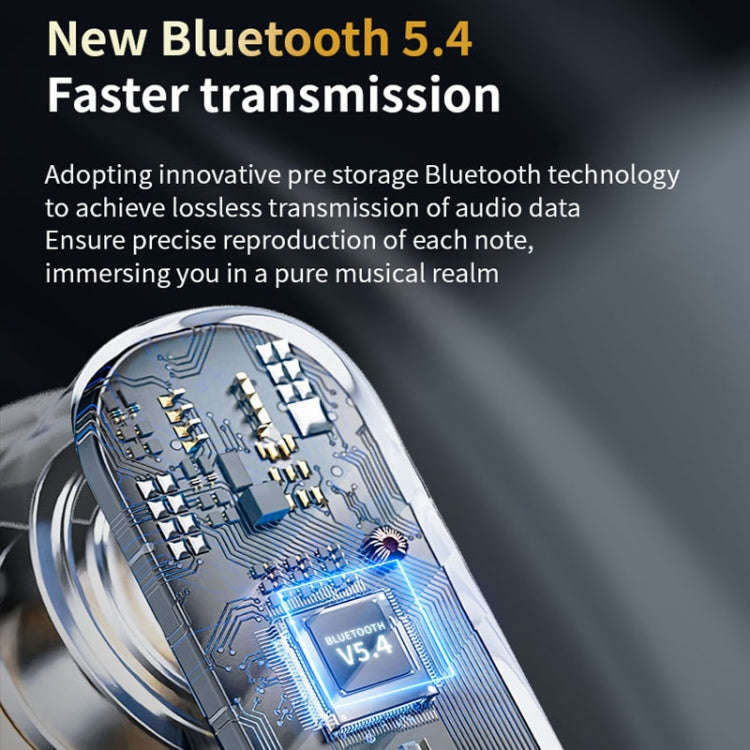 LX-10 Full-Color Touch Screen ANC+ENC Dual Noise Reduction In-Ear Wireless Bluetooth Earphone