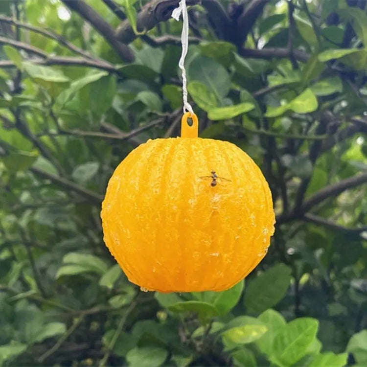 Outdoor Fruit Fly Mosquito Citrus Trap Sticky Ball, Yellow