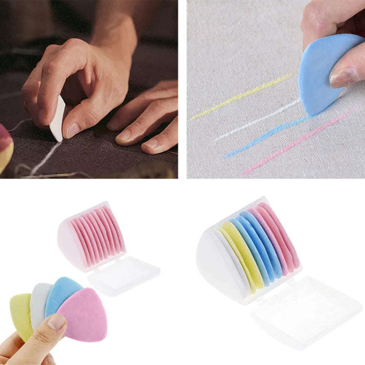 10pcs /Box Fabric Chalk Tailoring Chalk Invisible Marking Garment Tailoring Tools