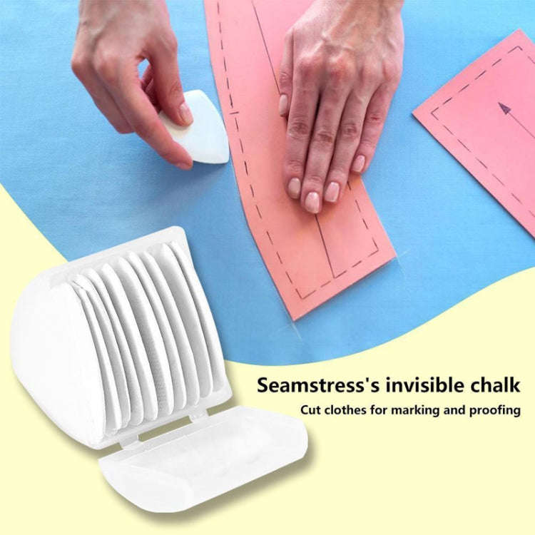 10pcs /Box Fabric Chalk Tailoring Chalk Invisible Marking Garment Tailoring Tools