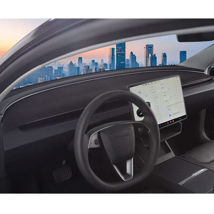 Car Suede Light-Proof Pad, For 2024 Tesla Model Y Dashboard, For 2024 Tesla Model 3 Dashboard, Fo...