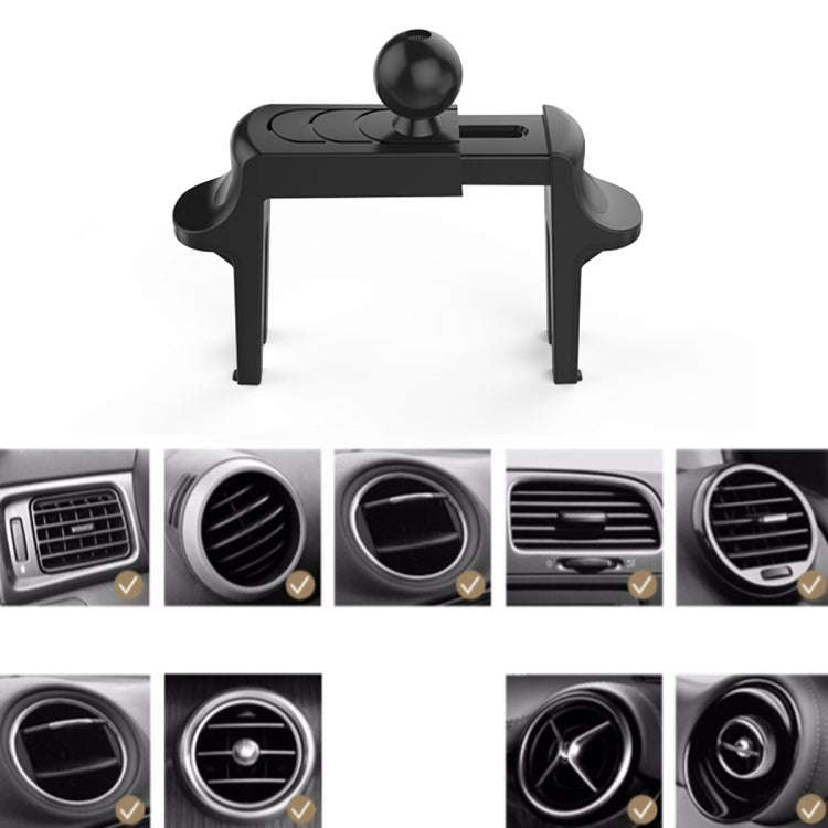 10pcs Car Air Conditioning Outlet Mobile Phone Navigation Bracket Accessories