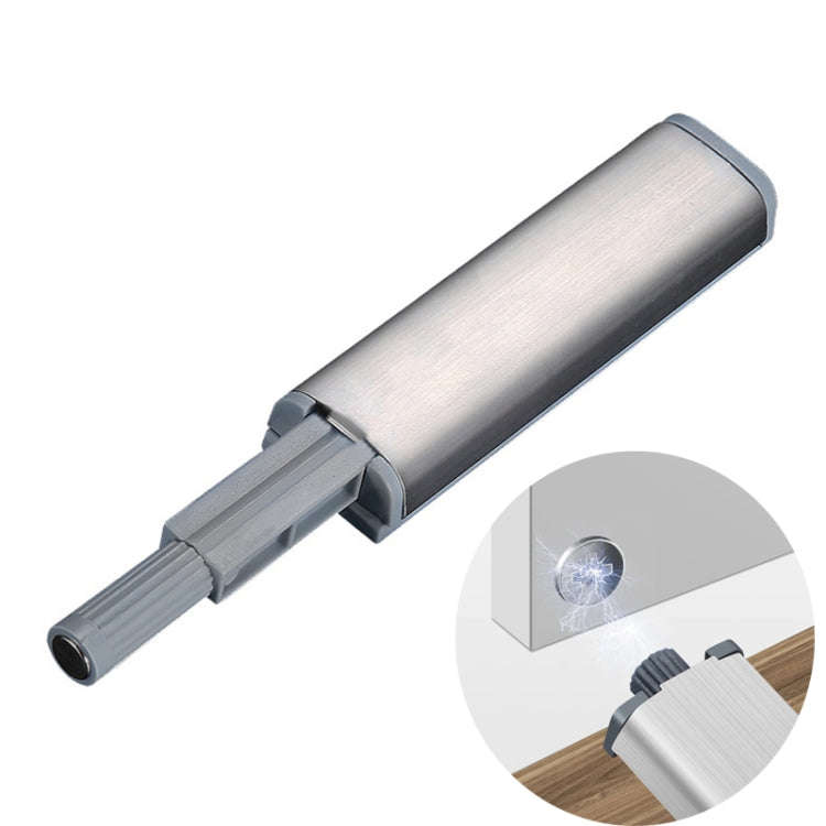Magnetic Push Latches Cabinet Door Rebounder No Handle Push to Open Cabinet Hardware, Flat Bottom