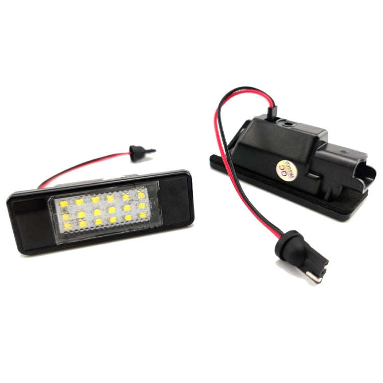 2pcs For Nissan Qashqai J10 / J11 / X-Trail / Teana License Plate Light Modification