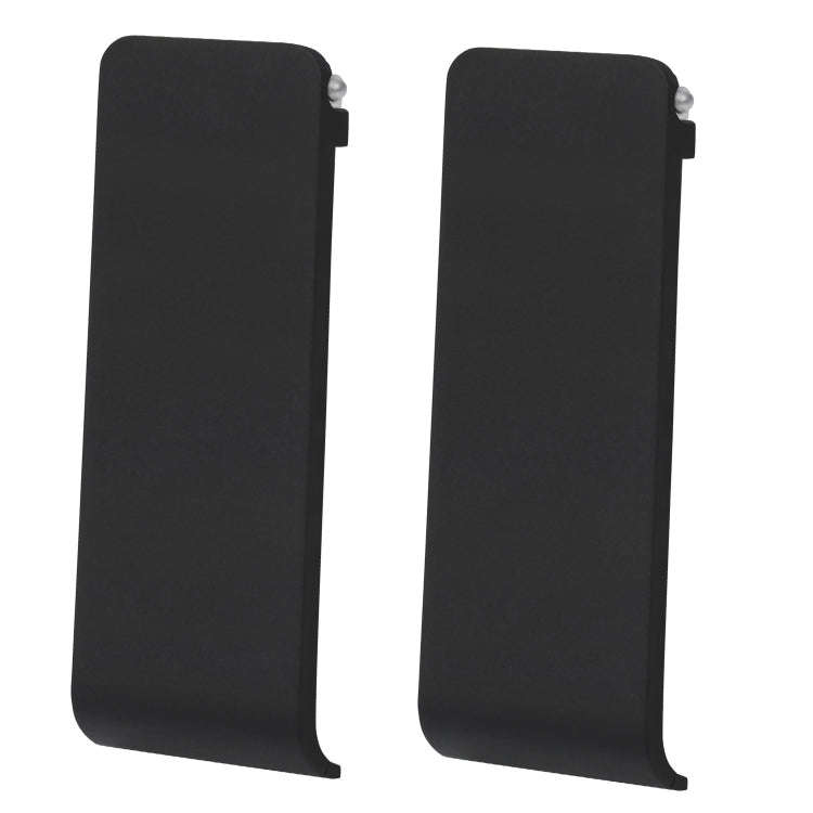 For Nintendo Switch Console 2pcs Replacement Kickstand Back Shell Holder, Black, Transparent Whit...