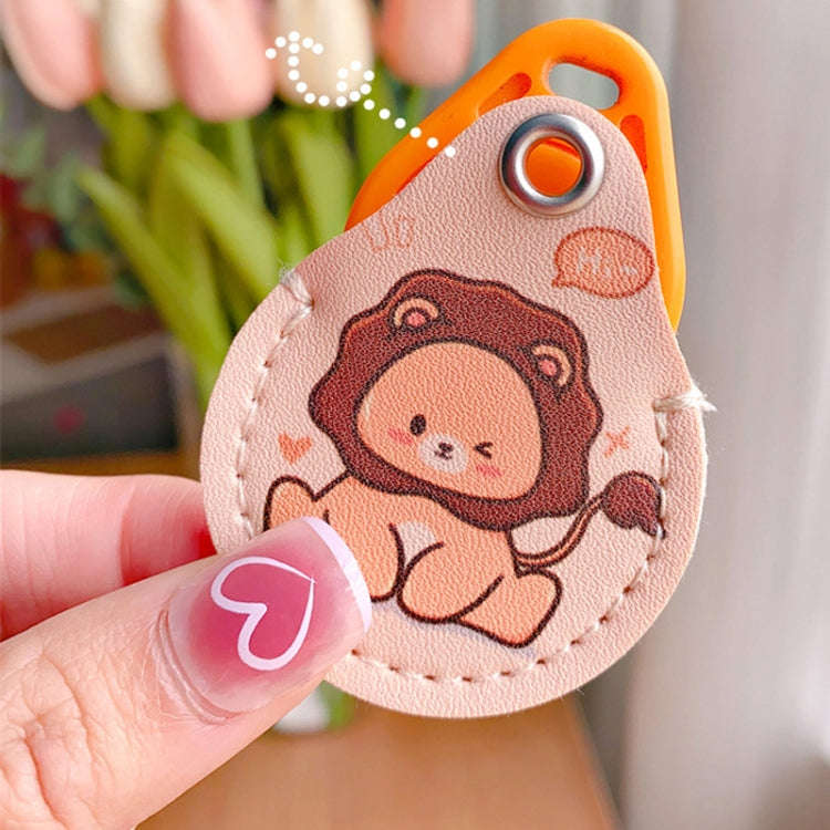 2pcs Cute Sensor Access Door Card Cover Keychain Elevator Water Drops Round Key Holder, Three Pac...