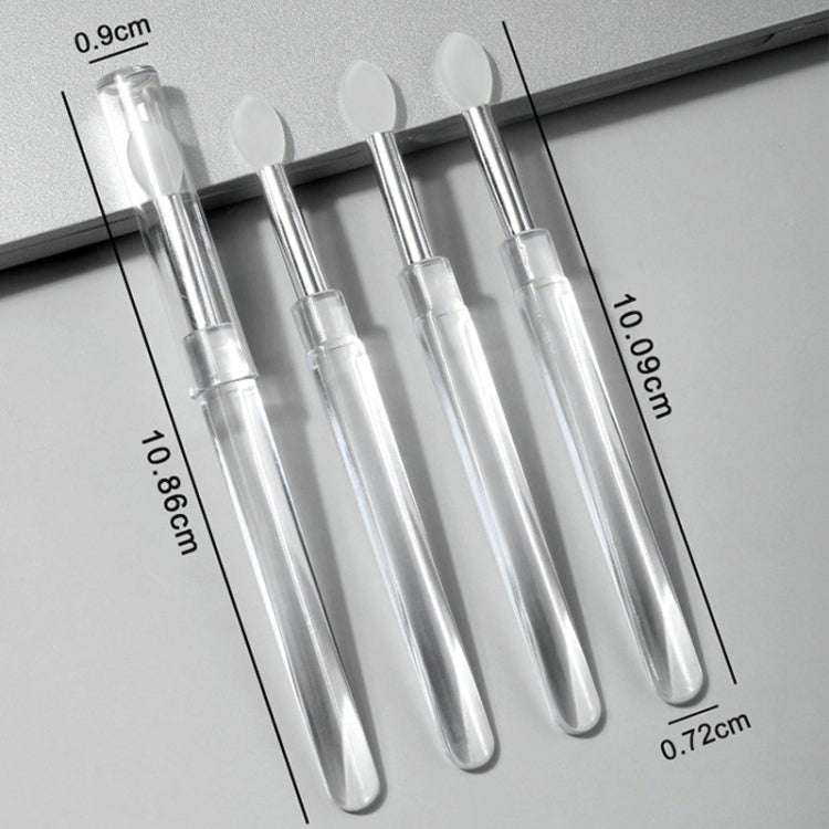 Nail Art Silicone Applicator Sticks Multi-Purpose Dabbing Powder Glitter Eyeshadow Brush Applying...