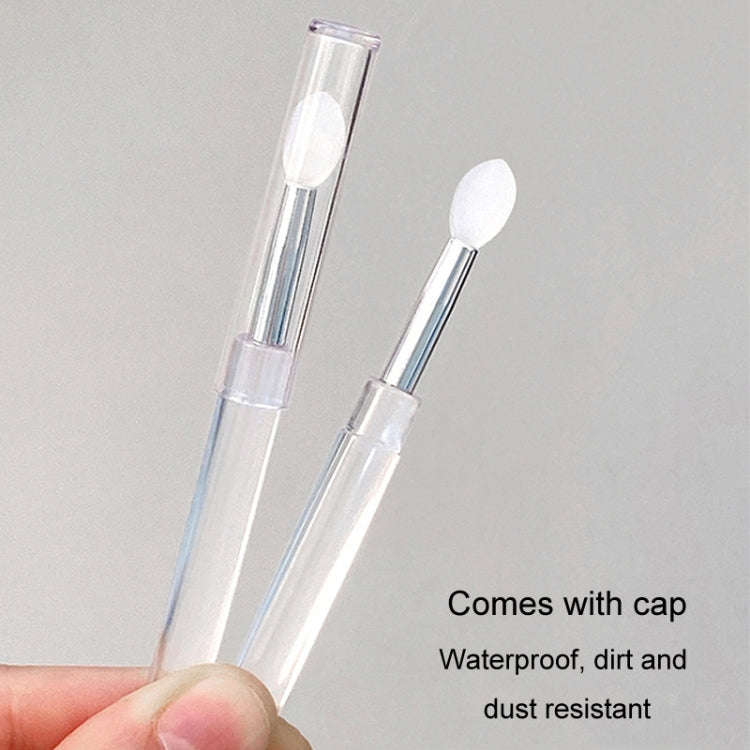 Nail Art Silicone Applicator Sticks Multi-Purpose Dabbing Powder Glitter Eyeshadow Brush Applying...