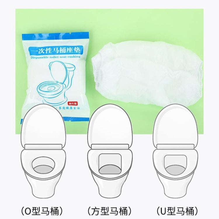 10pcs / Pack Thickened Hotel Travel Disposable Toilet Pad, 17 x 136cm