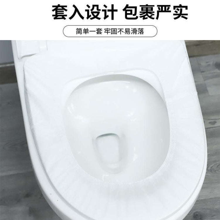 10pcs / Pack Thickened Hotel Travel Disposable Toilet Pad, 17 x 136cm