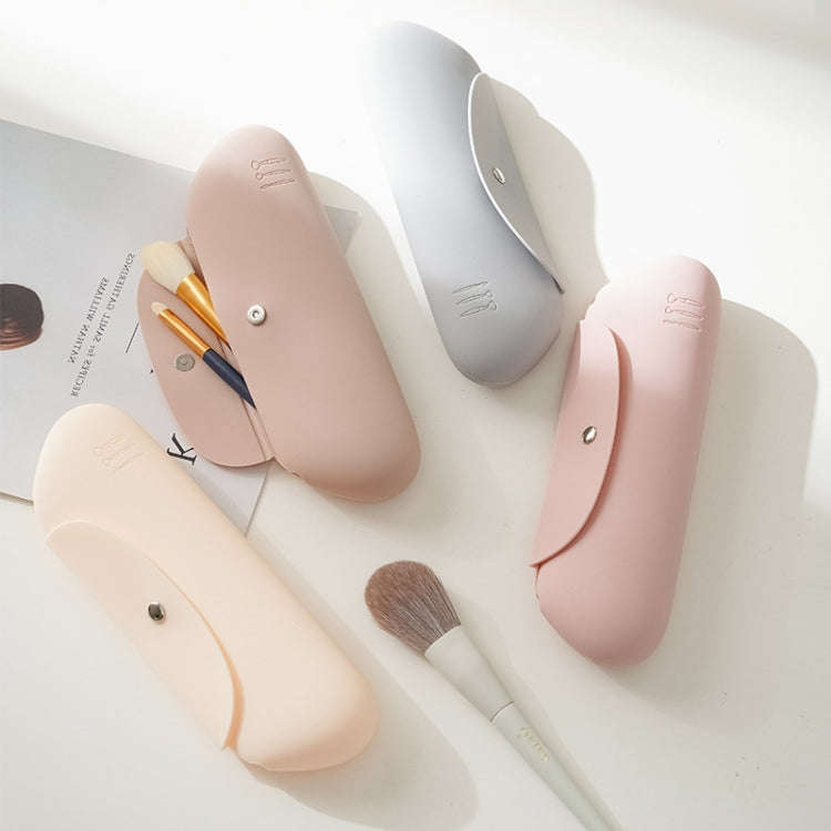 Silicone Makeup Brush Storage Bag Portable Travel Storage Bag Large Capacity Cosmetic Organizer