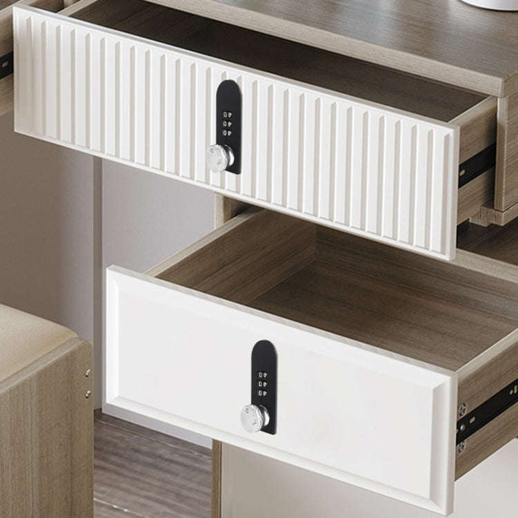 Home Drawer Locker Mechanical Dial And Quarter Turn Combination Lock, Left Turn, Right Turn