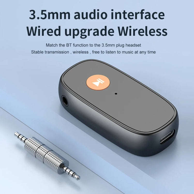 2-in-1 AUX Car Bluetooth Receiver Transmitter Hands-free Call Adapter Converter, 2-in-1