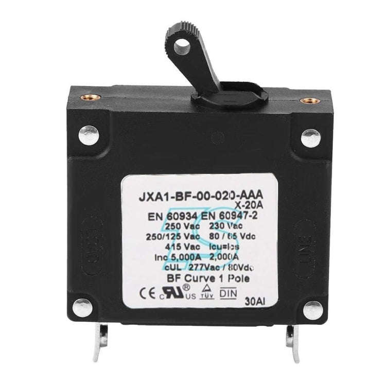80V DC Overload Hydraulic Reset Circuit Breaker, 15A, 20A, 25A, 30A
