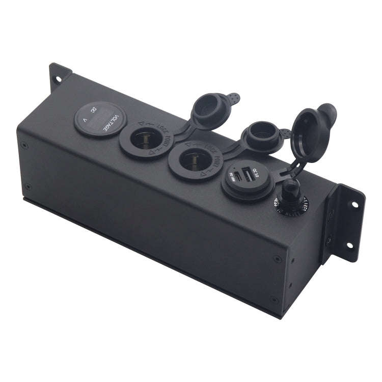 USB Voltmeter Cigarette Lighter Socket With Switch Power Box For Car And Ship, AOS3515-1, AOS3515...