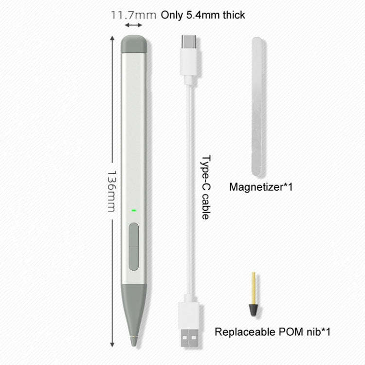 For Microsoft Surface Pro 8 / 9 / Go Laptop Stylus 4096 Pressure Sensitive Stylus Pen