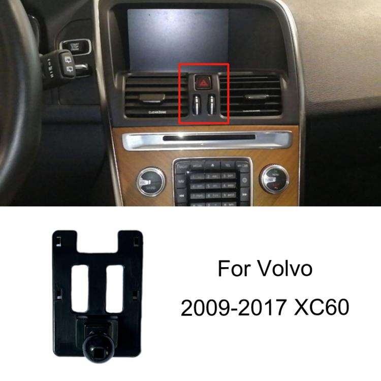 For Volvo Left Driving Car-Mounted Special Mobile Phone Navigation Bracket Base, 09-17 XC60, 15-2...