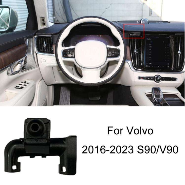 For Volvo Left Driving Car-Mounted Special Mobile Phone Navigation Bracket Base, 09-17 XC60, 15-2...