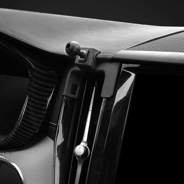 For Volvo Left Driving Car-Mounted Special Mobile Phone Navigation Bracket Base, 09-17 XC60, 15-2...