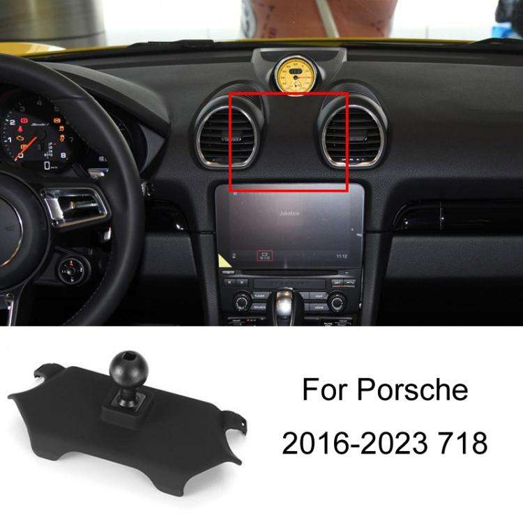 For Porsche Left Driving Car-Mounted Mobile Phone Navigation Holder Base, 10-16 Panamera, 11-15 C...