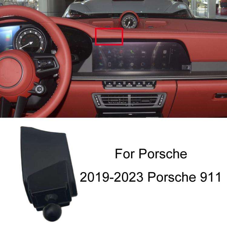 For Porsche Left Driving Car-Mounted Mobile Phone Navigation Holder Base, 10-16 Panamera, 11-15 C...