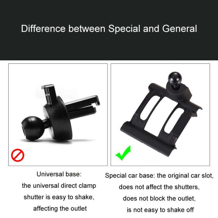 For Alfa Romeo Left Driving Car-Mounted Special Mobile Phone Navigation Bracket Base, 17-22 Stelv...
