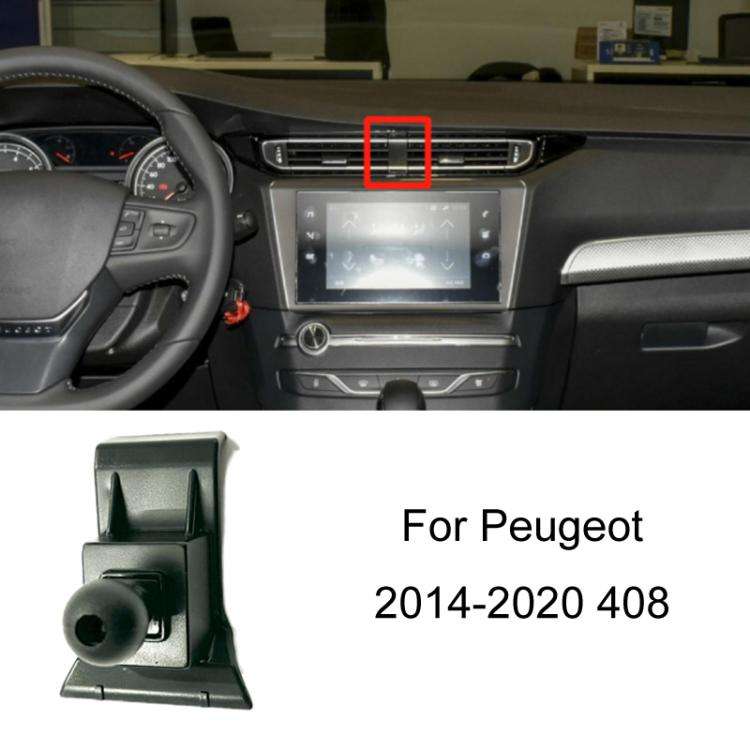 For Peugeot Left Driving Car-Mounted Special Mobile Phone Navigation Bracket Base, 19-22 508, 16-...