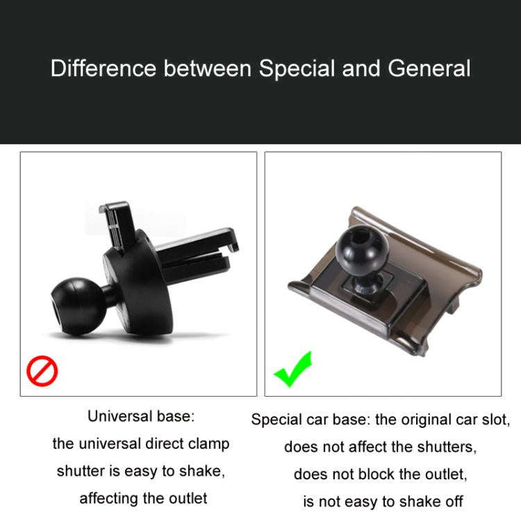 For Jeep Left Driving Car Special Mobile Phone Navigation Bracket Base, 11-18 Wrangler, 14-17 Che...