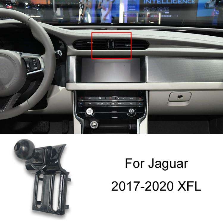 For Jaguar Left Driving Car Special Mobile Phone Navigation Bracket Base, 08-15 XF, 17-20 XFL, 18...