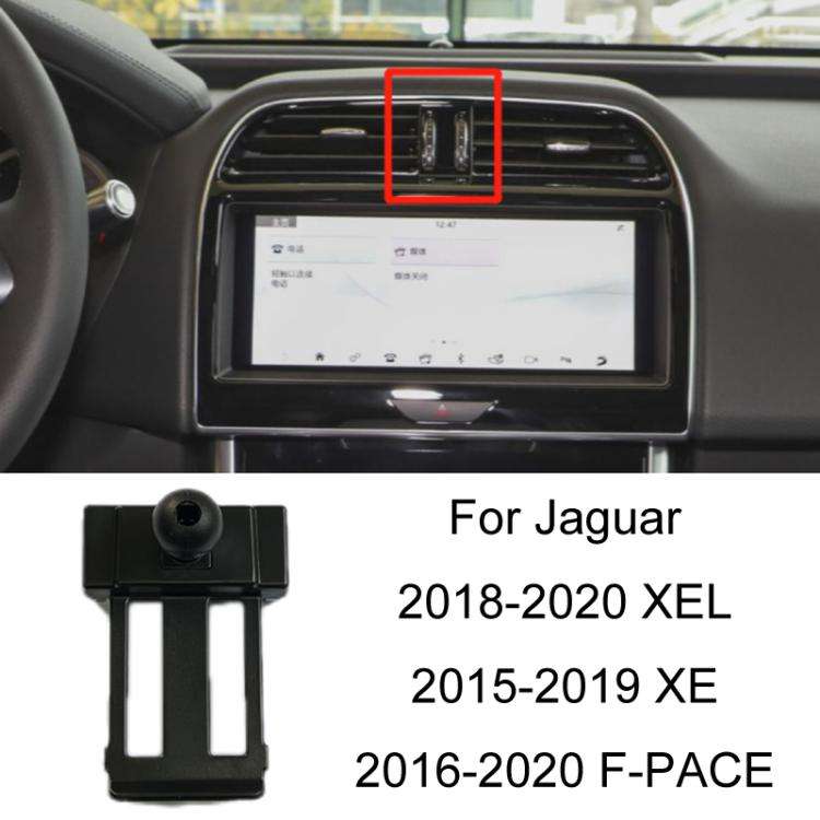 For Jaguar Left Driving Car Special Mobile Phone Navigation Bracket Base, 08-15 XF, 17-20 XFL, 18...