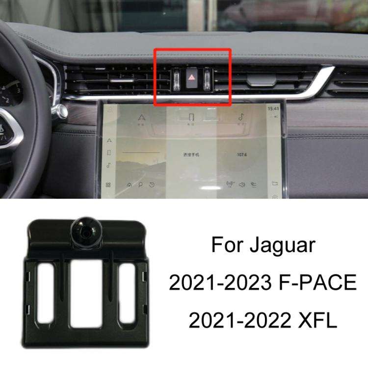 For Jaguar Left Driving Car Special Mobile Phone Navigation Bracket Base, 08-15 XF, 17-20 XFL, 18...