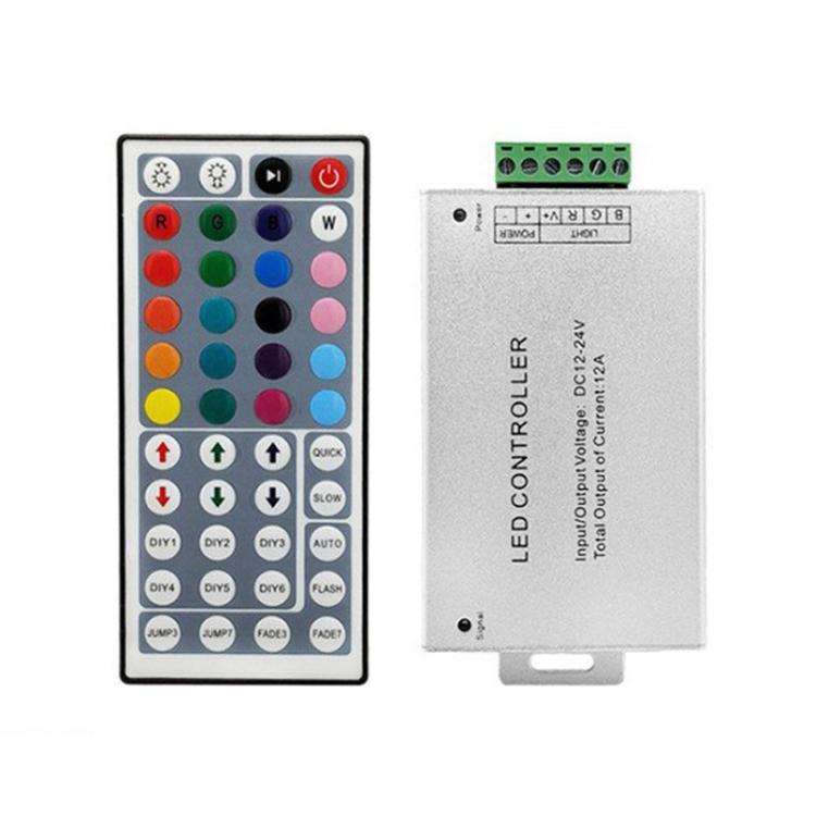IR Aluminum Colorful LED Strip Light Controller, JHX-044