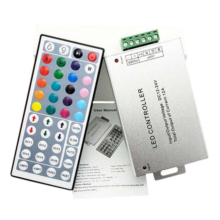 IR Aluminum Colorful LED Strip Light Controller, JHX-044