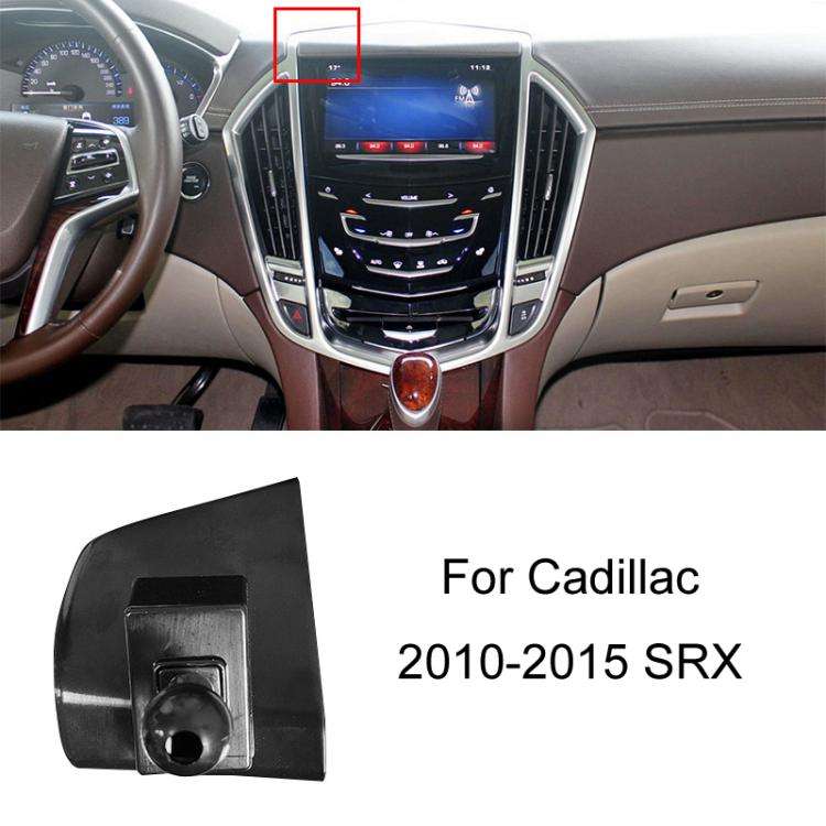 For Cadillac Left Driving Car Special Mobile Phone Navigation Bracket Base, 10-15 SRX, 13-19 ATS-...