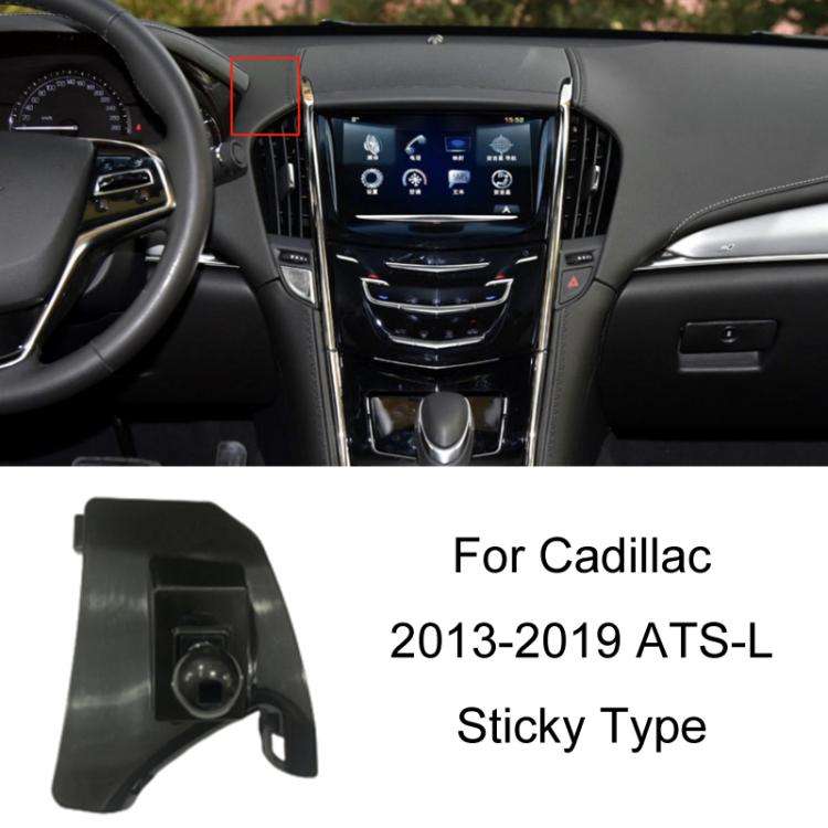 For Cadillac Left Driving Car Special Mobile Phone Navigation Bracket Base, 10-15 SRX, 13-19 ATS-...