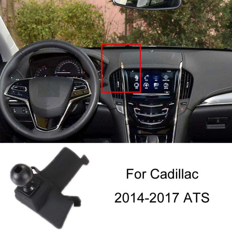 For Cadillac Left Driving Car Special Mobile Phone Navigation Bracket Base, 10-15 SRX, 13-19 ATS-...